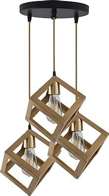 Buy Homesake ® 40W 3-Lights Round Cluster Chandelier Hanging Cube 6 ...