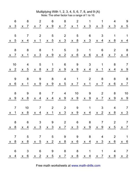 Free Multiplication Basic Lessons 的图像结果