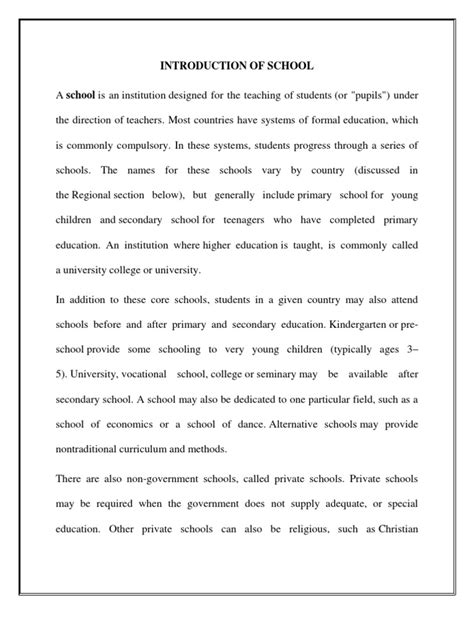 Image result for School Introduction