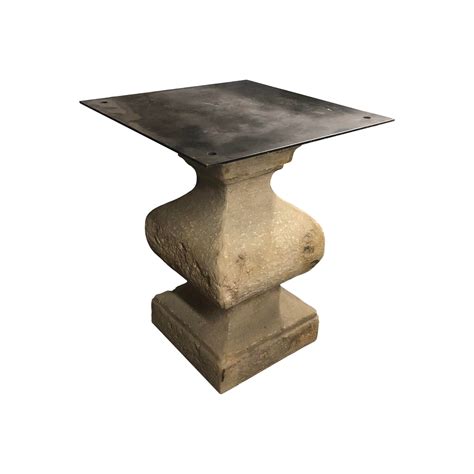 Wick Design Traditional Stone Pedestal Table Base - Wick Design