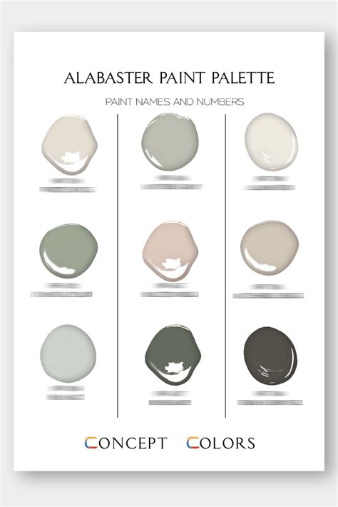 Sw Alabaster Coordinating Colors