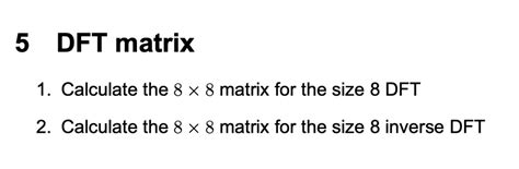 Image result for DFT 8-Bit Matrix