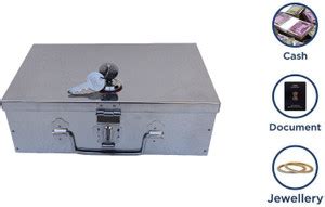 GINOSET Pooja Peti, Vanity Box -9 Inch ( With Pre fitted Lock And 2 key ...