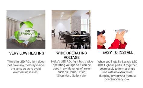 SYSKA Triolite 12 Watt 3IN1 Round LED Slim Downlight - Multicolor ...