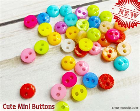 Mini Colorful Buttons - Smart Needle