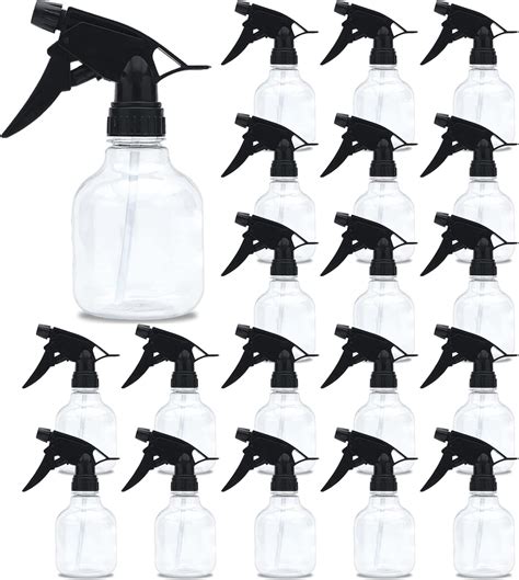 Amazon.com: Merkaunis 20 PCS 8 oz Spray Bottle Clear Plastic Spray ...