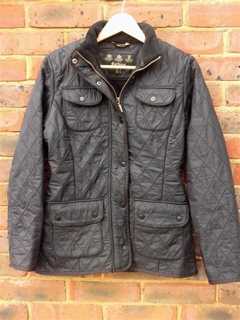 Barbour ladies quilted 'utility polarquilt' black fit… - Gem