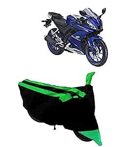 AutoKick Present Green DualStripe Water Resistant Bike/Motorcycle Body ...