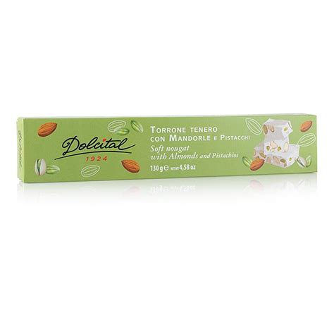 Barres Torrone - amande et pistache, douces, dolcital, 130g, déjouer