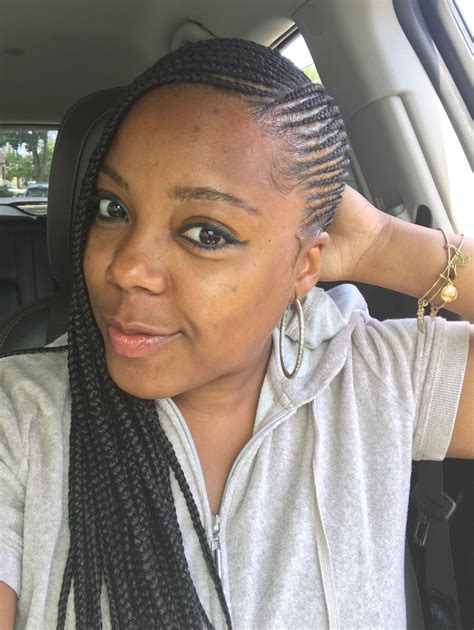 Cornrow Braid Hairstyles To The Side Ideas | PrestaStyle