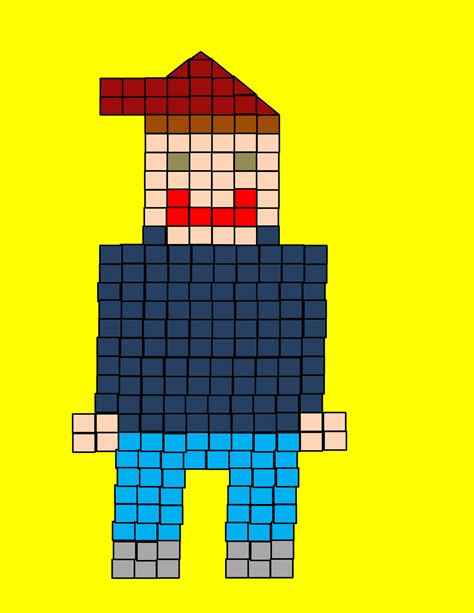 Image result for Block Man Pixel