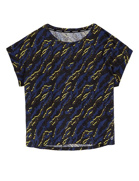 Buy Printed Scoop Neck Relaxed T-Shirt at Marks & Spencer