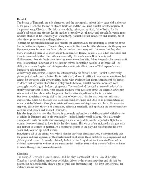 Hamlet Study Guide 的图像结果