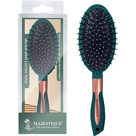 Buy Majestique Oval Shape Brush - HR150, Detangling, For Curly Hair ...