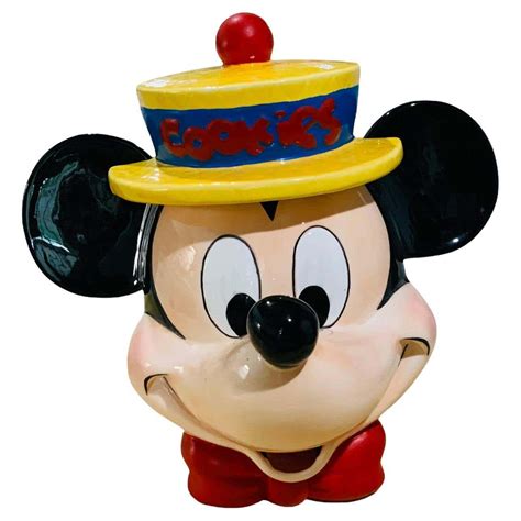 Walt Disney, Mickey Mouse Cookie Jar For Sale at 1stDibs | disney ...