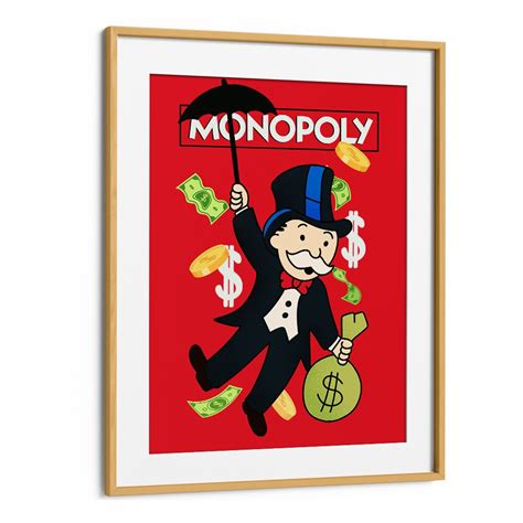 Monopoly Illustration Comic Posters for Nostalgic Fans – Asianmonk