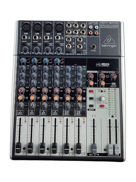 Used Behringer XENYX 1204USB MIXER Mixing Console