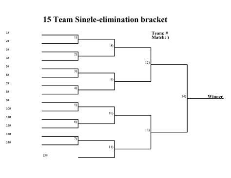 8 Team Single Elimination Bracket : Powerpoint Templates For ...