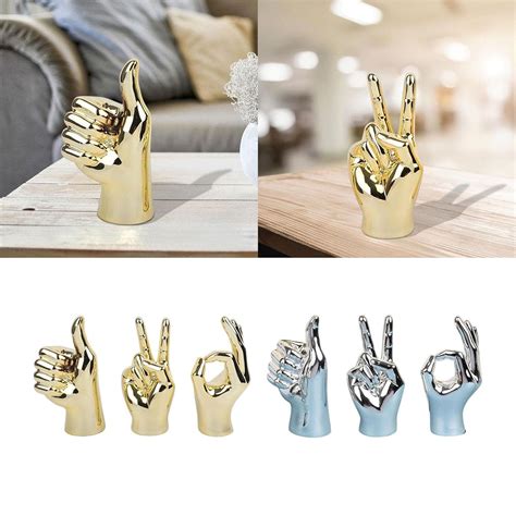 Buy CLUB BOLLYWOOD Hand Gesture Statue Creative Hand Sculpture for Home ...