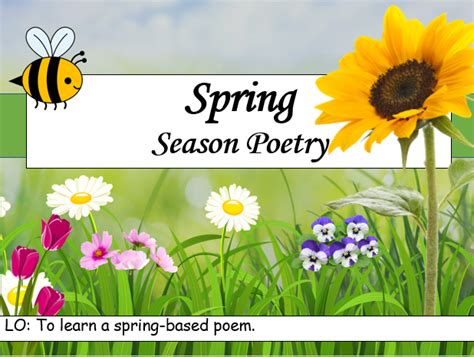 Image result for Spring Poem Grade 12