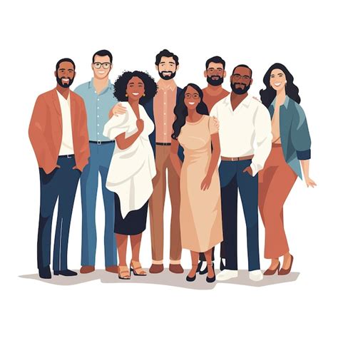 People Standing Together Cartoon 的图像结果