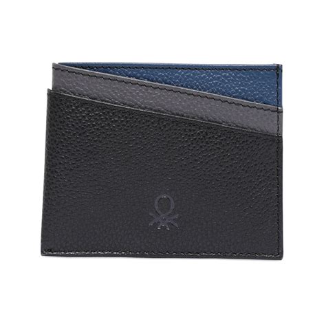 Buy United Colors of Benetton Men Hana Leather Card Holder - Black Online