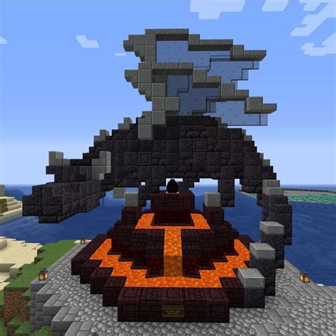 Minecraft Dragon Build Tutorial Easy 的图像结果