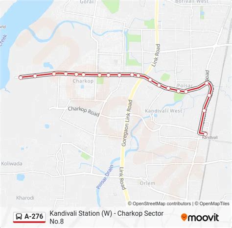 A276 Route: Schedules, Stops & Maps - Charkop Sector No.8 (Updated)
