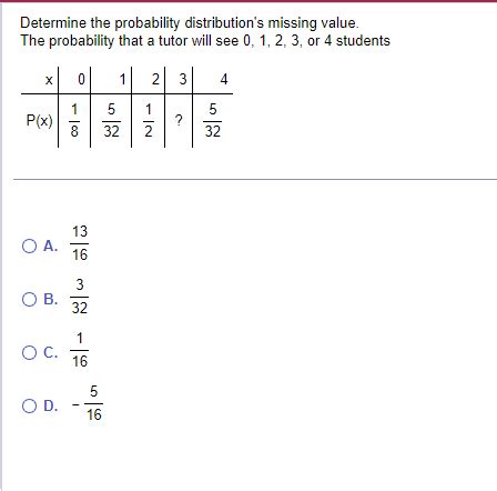 Image result for Finding Probability Missing Number