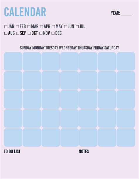 editable printable calendars by month calendar inspiration design ...
