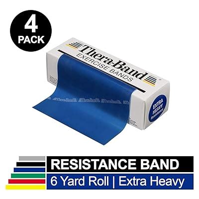 Buy TheraBand Professional Latex Resistance Bands for Upper and Lower ...