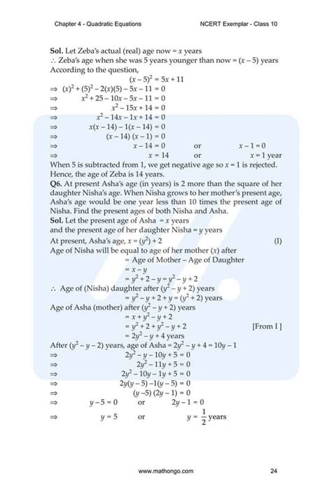 Image result for Extra Questions for Class 10 Maths Chapter 4