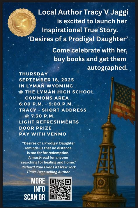 Book Launch, Lyman high school Commons area, Lyman, Wyoming, 18 ...