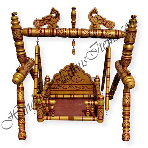 Sankheda Style Wooden Palna (Cradle)