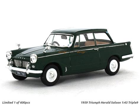 1959 Triumph Herald Saloon 1:43 Triple9 diecast Scale Model car | Scale ...