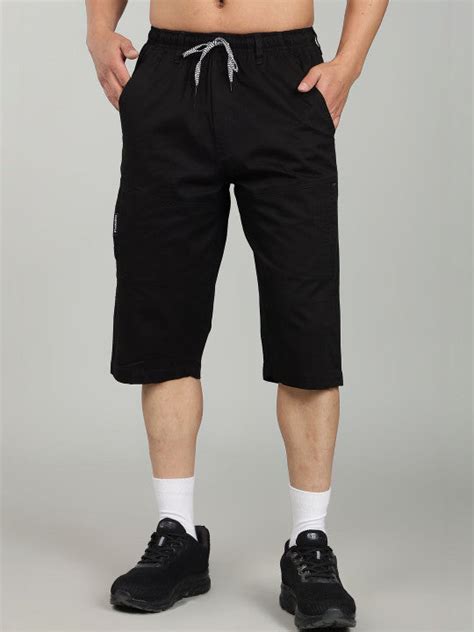 Fabripple Black Utility Capri Shorts for Men – FABRIPPLE