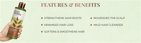 Just Herbs 8 In 1 Root Nourishing Amla Neem Hair Fall Control Shampoo ...