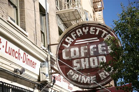 San Francisco Neon Project: Lafayette Coffee Shop