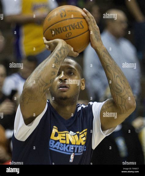 Denver nuggets carmelo anthony during hi-res stock photography and ...