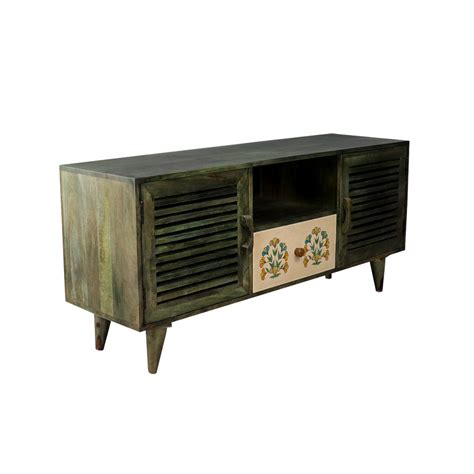 Cynthia Hand Painted TV Unit online | Fabuliv
