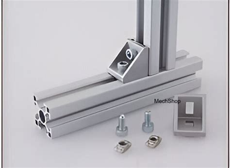 40x40 Aluminum Profile Corner Bracket | Mech Shop