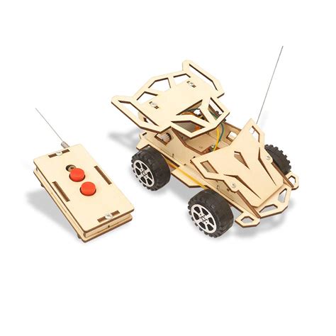 DIY Wooden RC Car Kit STEM Car Model Kit Wooden RC Car – REES52