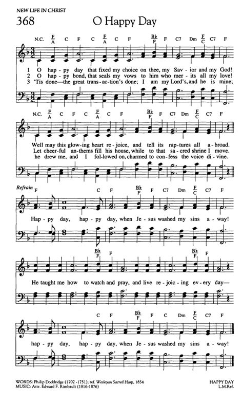 Worship and Rejoice 368. O happy day that fixed my choice | Hymnary.org