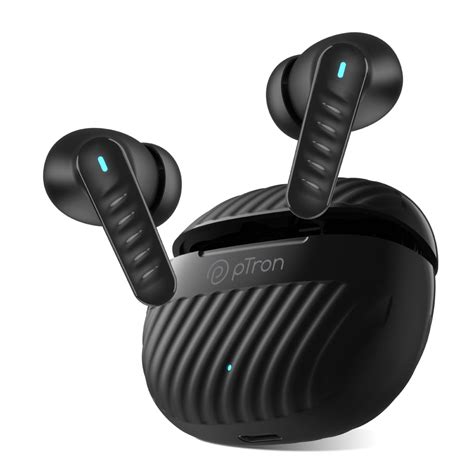 pTron Bassbuds Bliss TWS in Ear Earbuds with 4 Quadpro Mics,3D ...