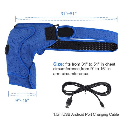 Buy Heat Therapy Shoulder Support Brace for Men and Women, Neoprene ...