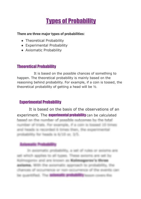 Image result for Two Types of Probability