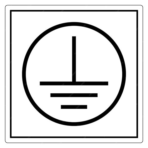 Earth Ground Sign Reflective Sign 的图像结果