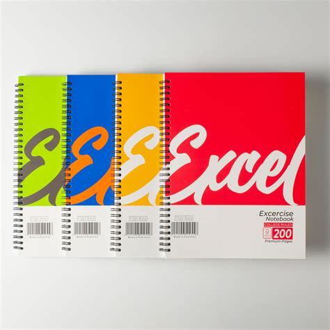 Excel Pack of 4 Premium 5 subject Notebooks | Daraz.pk