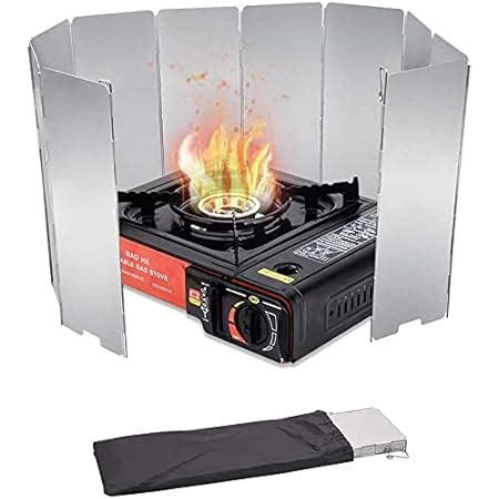 Cluemart Outdoor Portable Square-Shaped Gas Butane Burner Camping ...