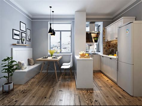 最新交换空间小户型超小厨房装修效果图片_设计456装修效果图